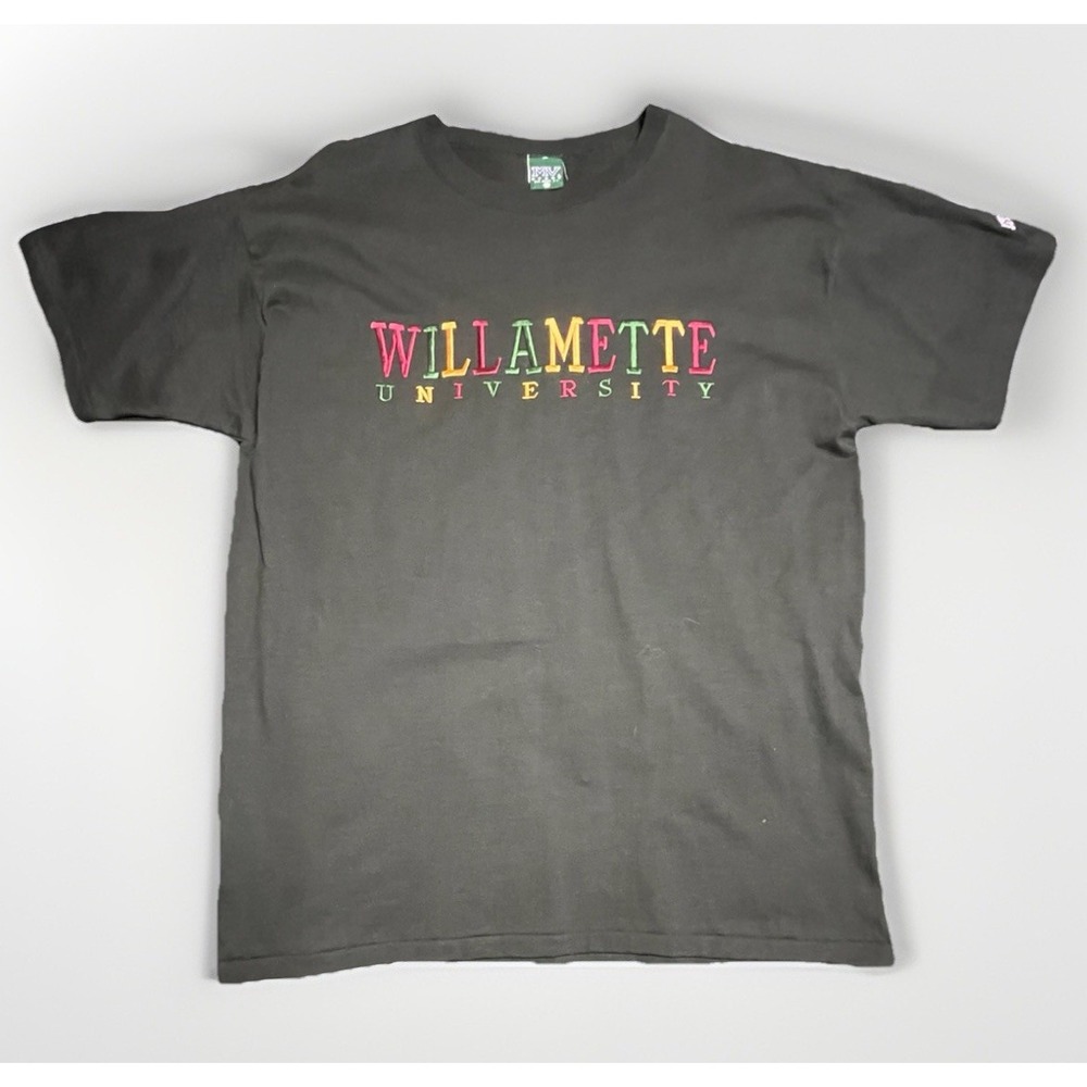 Vintage 90s Willamette University T-Shirt XL Single Stitch MV Sport Made in USA